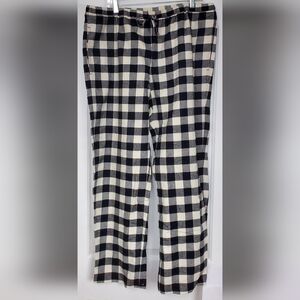Hanna Andersson Adult Flannel Buffalo Plaid PJ Pajama Bottoms - Size XL - NWT